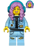 LEGO hs035 Parker L. Jackson - Denim Jacket with Headphones (Smile / Grumpy)