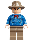 LEGO jw096 Alan Grant - Shirt with Water Stains