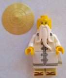 LEGO njo315 Sensei Wu - White Robe, Zori Sandals, The LEGO Ninjago Movie (70618)