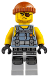 LEGO njo380 Shark Army Thug - Tank Top, Large Knee Plates (70629, 70656)