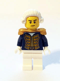LEGO pi149a Admiral (Head 6123702)