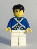 LEGO pi174 Bluecoat Soldier 6 - Cheek Lines, Black Hair
