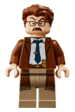 LEGO sh591 Commissioner Gordon - Reddish Brown Hair and Coat (76120)