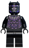 LEGO sh728 Black Panther, Claw Necklace, Dark Purple and Lavender Highlights