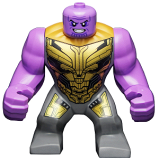 LEGO sh733 Thanos - Dark Bluish Gray Armor without Helmet