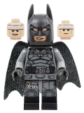 LEGO sh786 Batman - Dark Bluish Gray Suit, Black Belt, Black Hands, Spongy Cape with 1 Hole, Black Boots