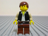 LEGO sw045 Han Solo, Brown Legs with Holster Pattern