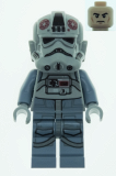 LEGO sw1104 AT-AT Driver - Black Imperial Logo, Cheek Lines, Frown