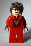 LEGO sw340 Naboo Fighter Pilot - Red Jumpsuit