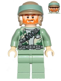 LEGO sw511 Rebel Commando with Beard and Angry Dual Sided Head