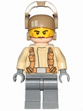 LEGO sw698 Resistance Trooper - Tan Jacket, Frown, Cheek Lines (75131)