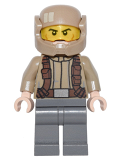LEGO sw720 Resistance Trooper - Dark Tan Jacket, Frown, Cheek Lines (75140)