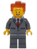 LEGO tlm095 President Business - Smiling, Raised Eyebrows
