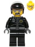 LEGO tlm098 Bad Cop - Head with Crooked Smile