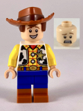 LEGO toy025 Woody - Normal Legs, Minifgure Head, Smile and Teeth / Scared