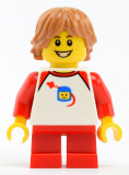 LEGO twn339 Boy with White Classic Space Shirt (31077)