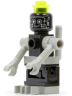 LEGO Red Space Spyrius Robot Droid Minifigure Legs Body Part 