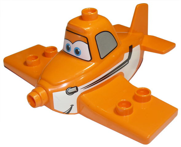 Bricker - Part LEGO - 13517pb01 Duplo Airplane with Disney Planes Dusty  Pattern