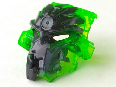 Bricker - Part LEGO - 24164pb01 Bionicle Mask Umarak with Marbled  Trans-Bright Green Pattern