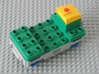 Bricker - Part LEGO - 2961b Duplo, Train Locomotive Base with Battery  Compartment