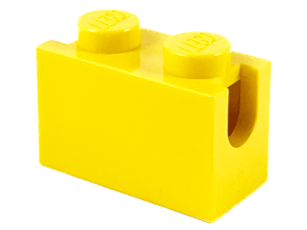 Lego Duplo 1 YELLOW MONO RAIL RACE CAR TRACK Piece Train Track Replacement
