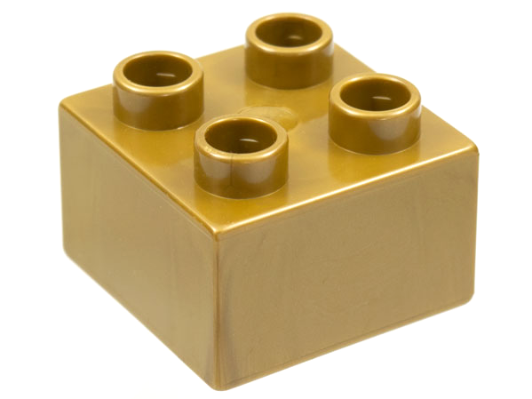 Bricker - Part LEGO - 3437 Duplo, Brick 2 x 2