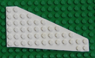 Bricker - Part LEGO - 3585 Wedge, Plate 7 x 12 Wing Right