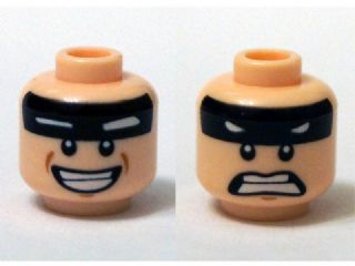 Lego Batman 70817 Dual Sided Head Grin The LEGO Movie Minifigure 