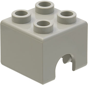 Bricker - Part LEGO - 3652 Technic Engine Piston Square 2 x 2 - Old