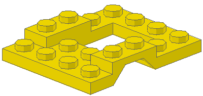 Bricker - Part LEGO - 4211 Vehicle, Base 4 x 5