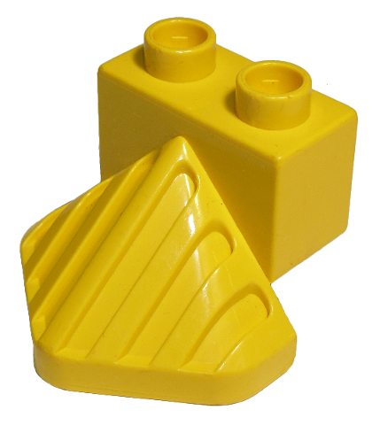Bricker - Part LEGO - 4550 Duplo, Train Steam Engine Cow Catcher