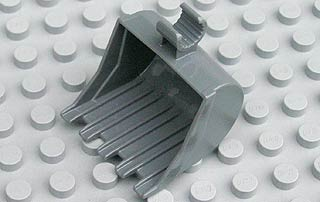 Bricker - Part LEGO - 59187 Duplo Digger Bucket, Small - 5 teeth