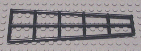 LEGO 16 x 5 BLACK SHORT BOAT MAST RIGGING PART 6057