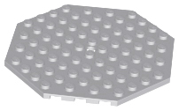 CASTLE 89523 6063 LEGO 6x Octagonal plates 10x10 w hole HOUSE 