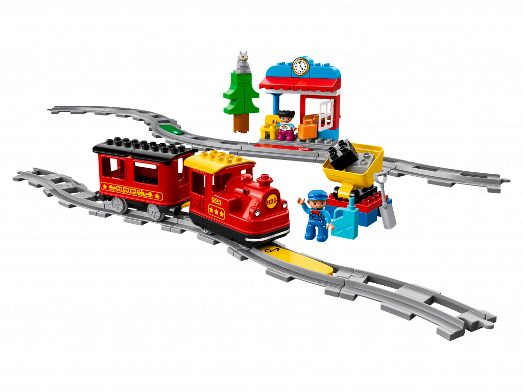 LEGO Duplo - Train Track Crossover 6376 Dark Gray - DECOTOYS