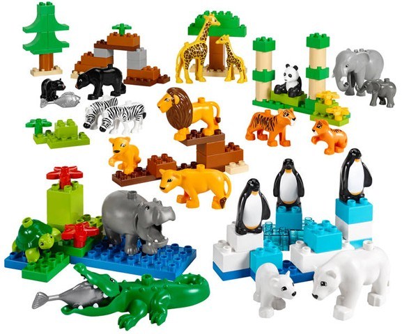 Bricker - Part LEGO - 4415c01 Duplo Zebra