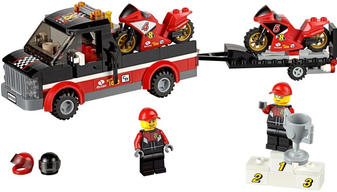Bricker - Part LEGO - 52037 Vehicle, Base 6 x 16 x 2/3 with 4 x 4 Recessed  Center and 4 Holes