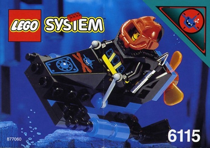 Bricker - Construction Toy by LEGO 6115 Shark Scout / Aquashark Dart