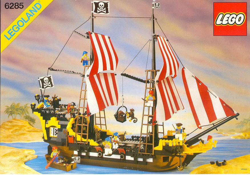 Clipper Lego Vintage Pirate Brown Boat Hull Large Stern 2559c03 Barracuda 