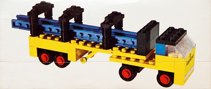 969 Lego-Soporte de remolque de vehículos 