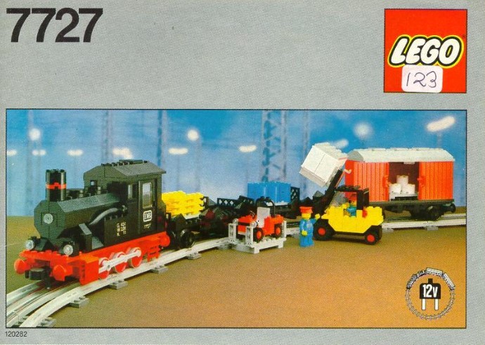 GRIS TRAIN 4 RAIL LEGO 3228 