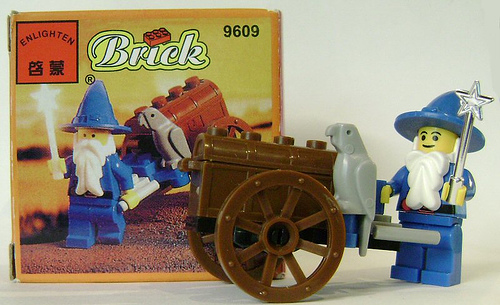 Bricker - Construction Toy by ENLIGHTEN (Brick) 9609 WIZARD'S CART
