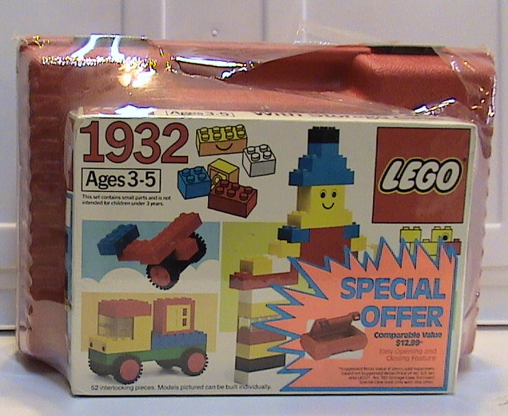 Bricker - Construction Toy by LEGO 1932 Basic Building Set with Storage Case