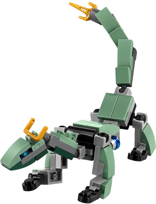 Bricker - Construction Toy by LEGO 30428 Green Ninja Mech Dragon Micro Build