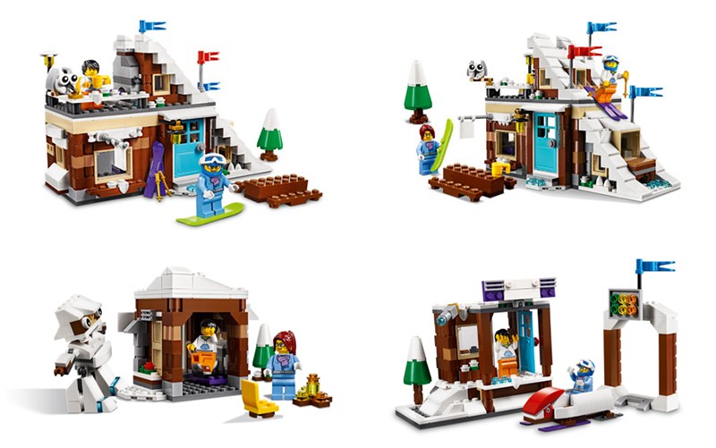 Bricker - Construction Toy by LEGO 31080 Modular Winter Lodge