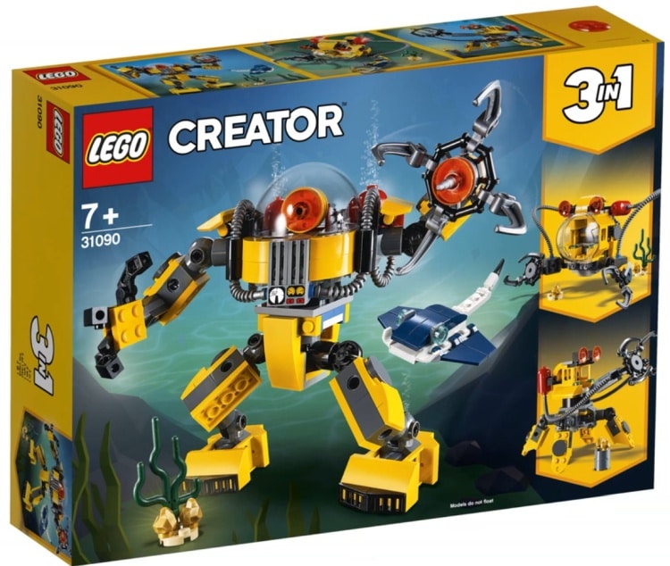 Bricker - Construction Toy by LEGO 31090 Underwater Robot