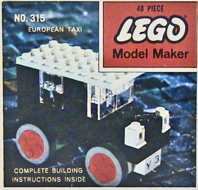 Bricker - Construction Toy by LEGO 315-4 European Taxi