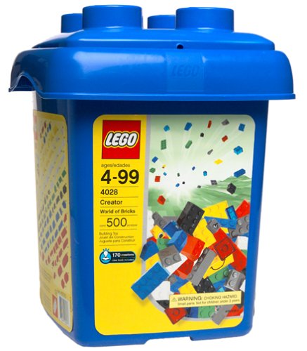 Bricker - Construction Toy by LEGO 4028 World of Bricks {Blue Bucket}
