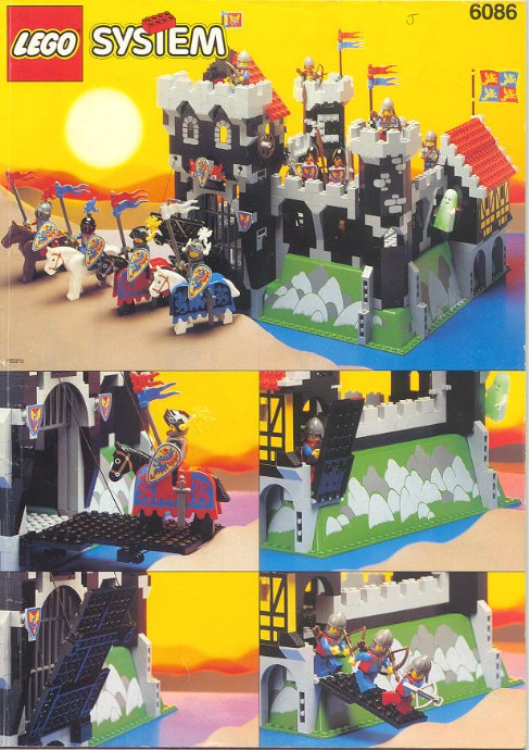 Bricker - Construction Toy by LEGO 6086 Black Knight's Castle