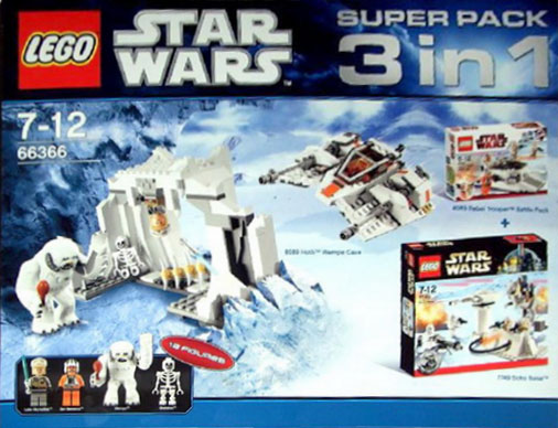 Bricker - Construction Toy by LEGO 66366 Star Wars Super Pack 3 in 1